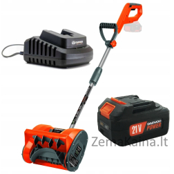 Sniego valytuvas DAEWOO DAST 3221Li SET, 21 V (1x4Ah, krov.)