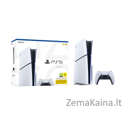 Sony PlayStation 5 Slim Digital 1,02 TB „Wi-Fi“ Juoda, Balta