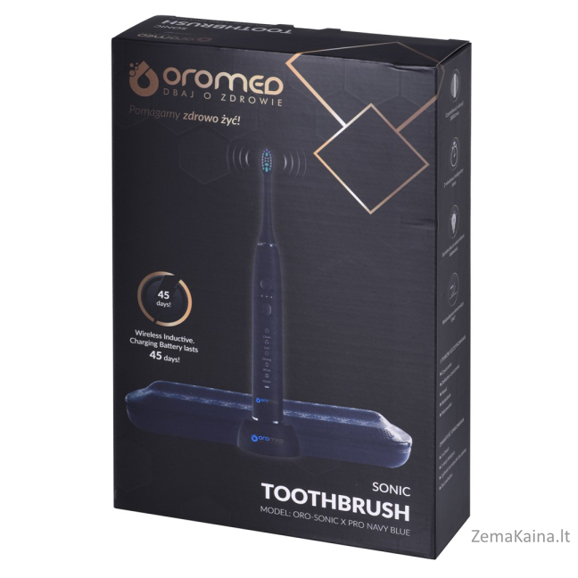 Soniczna szczoteczka ORO-SONIC X PRO NAVY BLUE 7