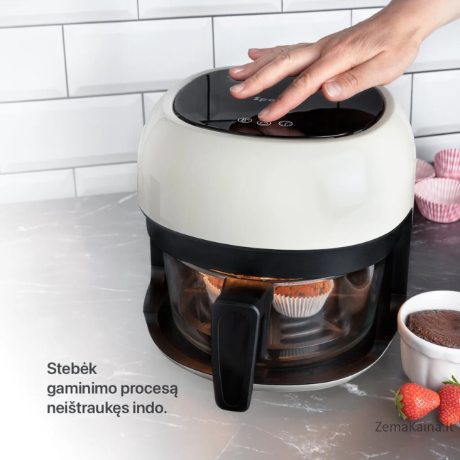 Sponge Air Fryer Glass 4L Damaged Box 6