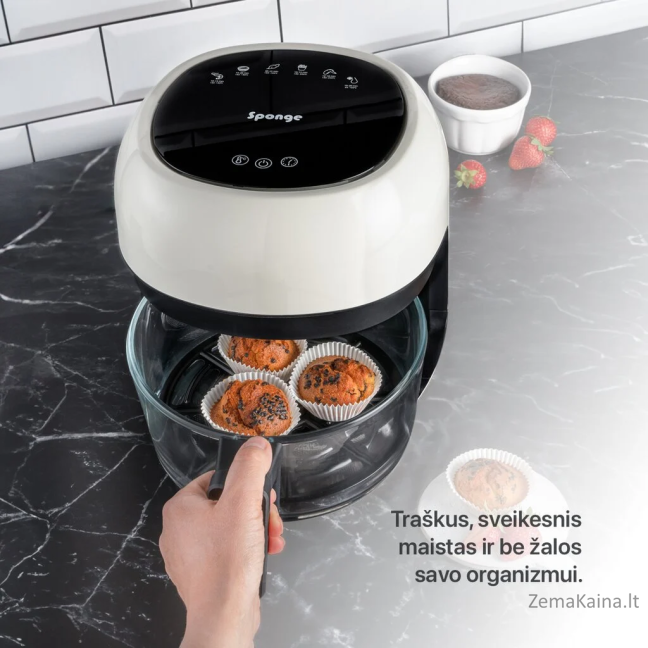 Sponge Air Fryer Glass 4L Damaged Box 8