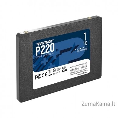 SSD PATRIOT P220 1TB SATA 2,5" 2
