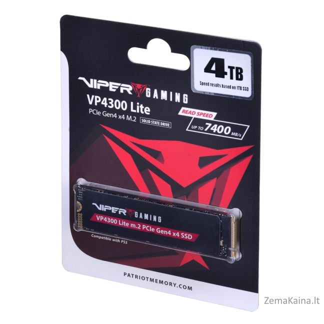 SSD Patriot Viper VP4300L M.2 PCI-Ex4 NVMe 4TB 1