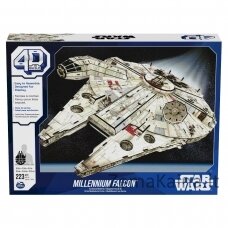 STAR WARS 4D dėlionė „Žvaigždžių karai: Millennium Falcon“