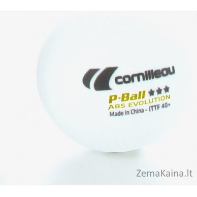 Stalo teniso kamuoliukai Cornilleau P-BALL ABS Evolution (3 vnt.) 1