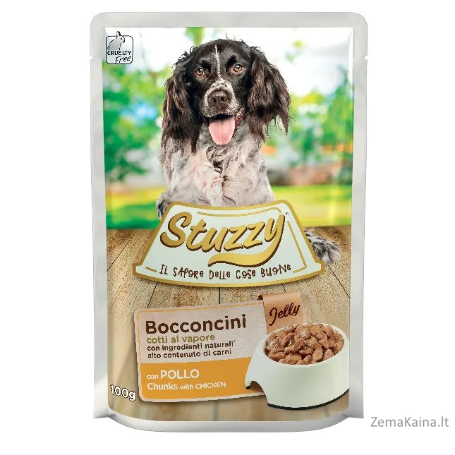 STUZZY Vištiena želė - šlapias šunų maistas - 100g
