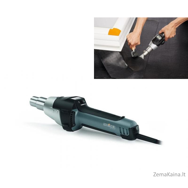 STEINEL HG2620 LCD ŠILDYBĖS PUNKTAS + RINKINYS SUVILINIMO PLĖVELĖMS, BANERIMS, STOGŲ DANGOMS, TARPAI