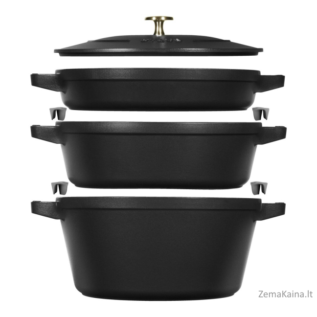 Staub La Cocotte 4,2 L Turas Ketus Kepimo indas orkaitei