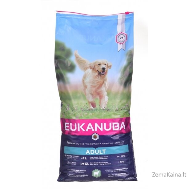 Šunų maistas Eukanuba Large Breed Lamb Rice 12 kg 1