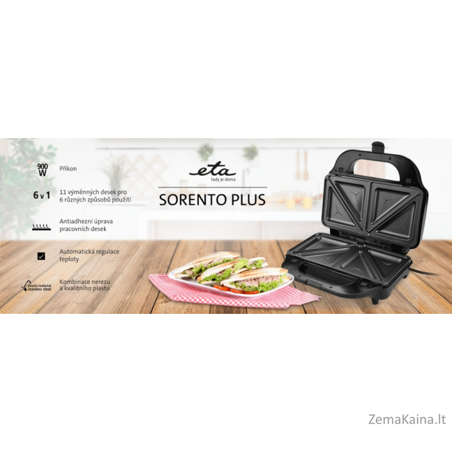 Sumuštinių keptuvas ETA515190000​ Sorento Plus, 6-in-1 2