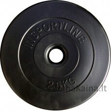 Svoris grifui su cementiniu užpildu 30mm inSPORTline 2.5kg