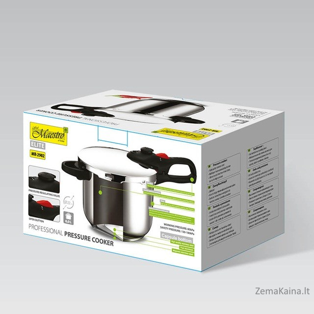 Szybkowar 22 cm 6,0L MAESTRO MR-2902 4