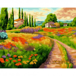 Tapymas pagal skaičius A106 The beginning of the way 40x50 cm