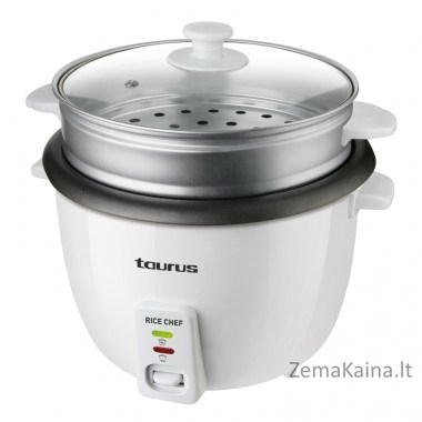 Taurus RICE CHEF ryžių virimo aparatas 1,8 L 700 W Pilka, Balta