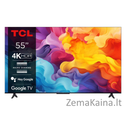 TCL 55V6B televizorius 139 cm (55") 4K Ultra HD Smart TV Wi-Fi Juoda