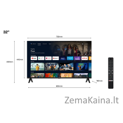 TCL S54 Series 32S5400AF TV 81.3 cm (32") Full HD Smart TV Wi-Fi Black