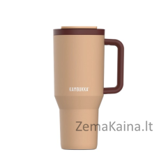Termo puodelis su teleskopiniu šiaudeliu Kambukka Rio Tumbler 950ml Almond Dream