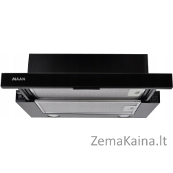 Teleskopinis gaubtas MAAN Corona 2 G 50 Juoda
