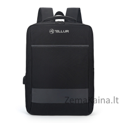 Tellur 15.6 Notebook Backpack Nomad with USB Port Black