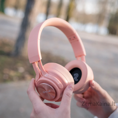Tellur Feel Bluetooth Over-ear Headphones Pink 3