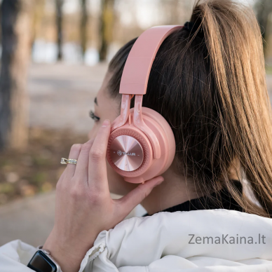 Tellur Feel Bluetooth Over-ear Headphones Pink 4