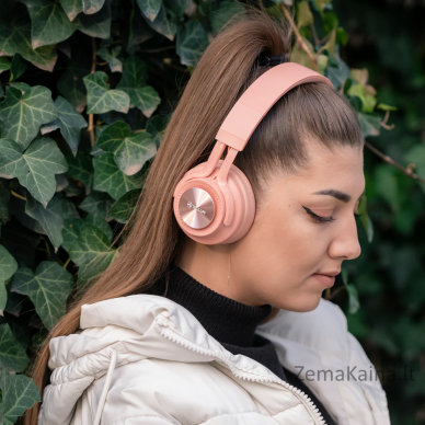 Tellur Feel Bluetooth Over-ear Headphones Pink 6