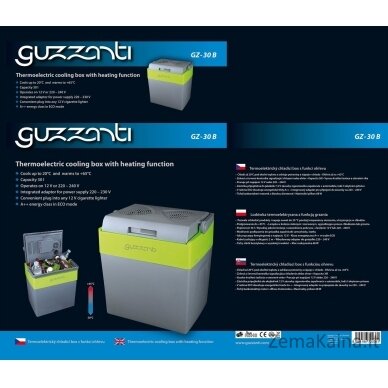 Termoelektrinis šaldytuvas-šildytuvas GUZZANTI GZ-30B 2