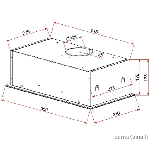 Teka GFG 2 388 m³/h apatinė spintelė Juoda 1