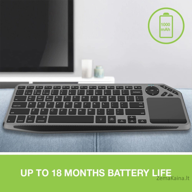 Techly ICTB9801TB klaviatūra RD belaidis ryšys + „Bluetooth“ QWERTY Anglų (JAV) Juoda 13