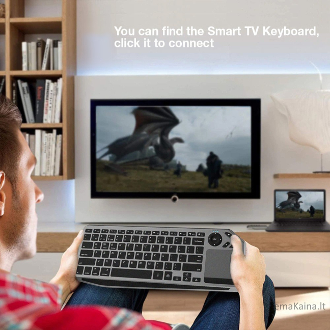 Techly ICTB9801TB klaviatūra RD belaidis ryšys + „Bluetooth“ QWERTY Anglų (JAV) Juoda 15