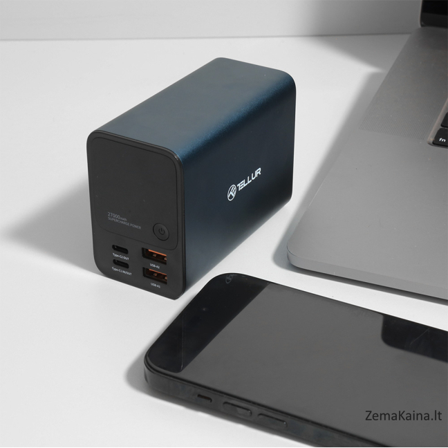 Tellur Power Bank Ultra Pro PD903 27000mAh BLue 3