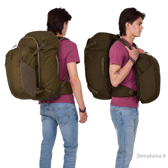 Thule 5318 Landmark 70L Unisex Travel Pack Deep Khaki 3
