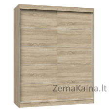 Topeshop IGA 160 SON C KPL miegamojo drabužių / sieninė spinta 7 spintos 2 durys Sonomos ąžuolas Drabužinė
