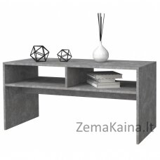 Topeshop ŁAWA MESA BETON kavos staliukas, staliukas prie lovos, kitas mažas staliukas Nestandartinė forma 1 kojos