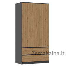 Topeshop SZAFA MALWA AN/AR K bedroom wardrobe/closet 5 shelves 2 door(s)