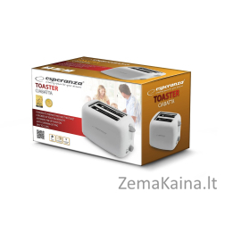Toaster Esperanza Ciabatta EKT002 (600W; white color)