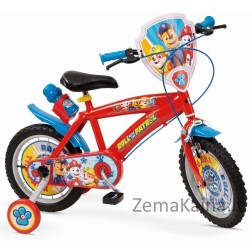 Toimsa-Rower dzieciecy 14" Psi Patrol Czerwony