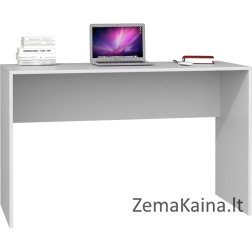 Topeshop BIURKO PLUS BIEL kompiuterio stalas Balta