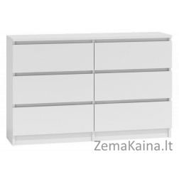Topeshop M6 120 BIEL 2X3 chest of drawers