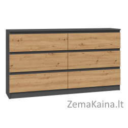 Topeshop M6 140 ANT/ART KPL komoda