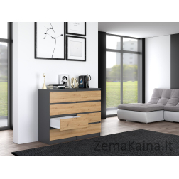 Topeshop M8 120 ANT/ART KPL komoda