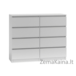 Topeshop M8 120 BIEL komoda