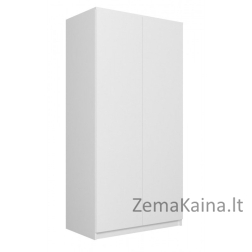 Topeshop SD-90 BIEL KPL miegamojo drabužių / sieninė spinta 7 spintos 2 durys Balta Drabužinė
