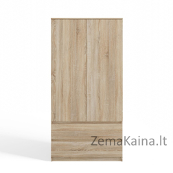 Topeshop SZAFA MALWA SON miegamojo drabužių / sieninė spinta 5 spintos 2 durys Ąžuolas Drabužinė