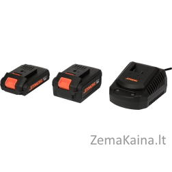 Toya STHOR STARTER KIT 20V 1x2.0Ah + 1x4.0Ah + Įkroviklis
