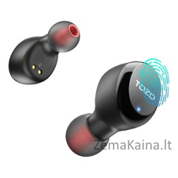 TOZO T6S Laisvų rankų įranga True Wireless Stereo (TWS) Įkišamos į ausį C tipo USB Bluetooth Juoda