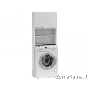 Topeshop PRALKA POLA BIEL vonios kambario spintelė Balta