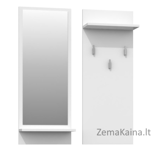 Topeshop RIVA WIESZAK BIEL drabužių pakaba Balta