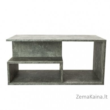 Topeshop PRIMA BETON kavos staliukas, staliukas prie lovos, kitas mažas staliukas Nestandartinė forma 1 kojos 2