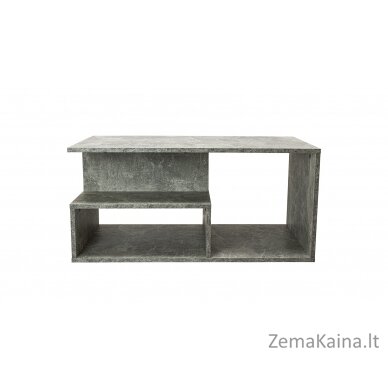Topeshop PRIMA BETON kavos staliukas, staliukas prie lovos, kitas mažas staliukas Nestandartinė forma 1 kojos 5